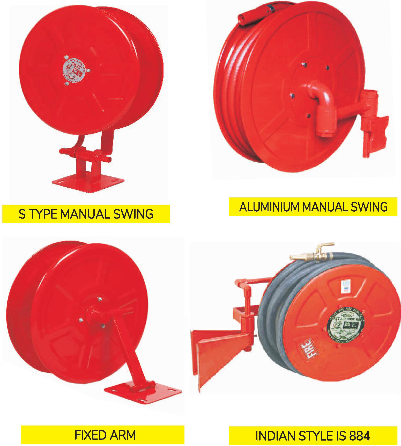 FIRST AID HOSE REEL DRUMS