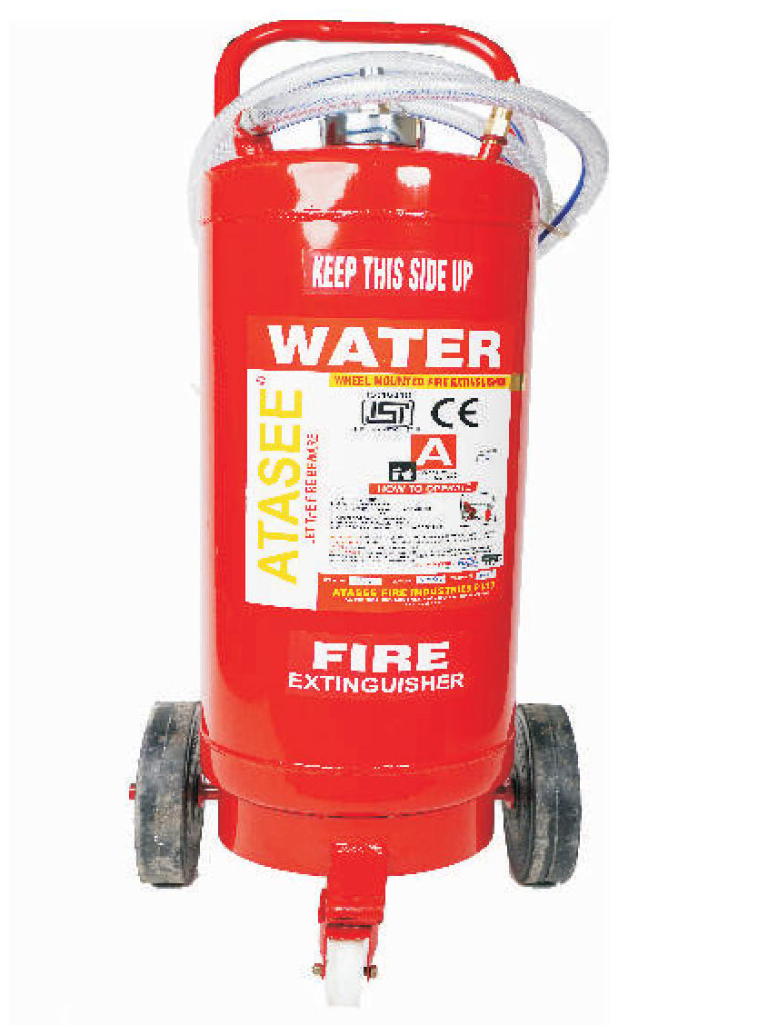 TROLLY MOUNTED WATER TYPE FIRE EXTINGUISHER